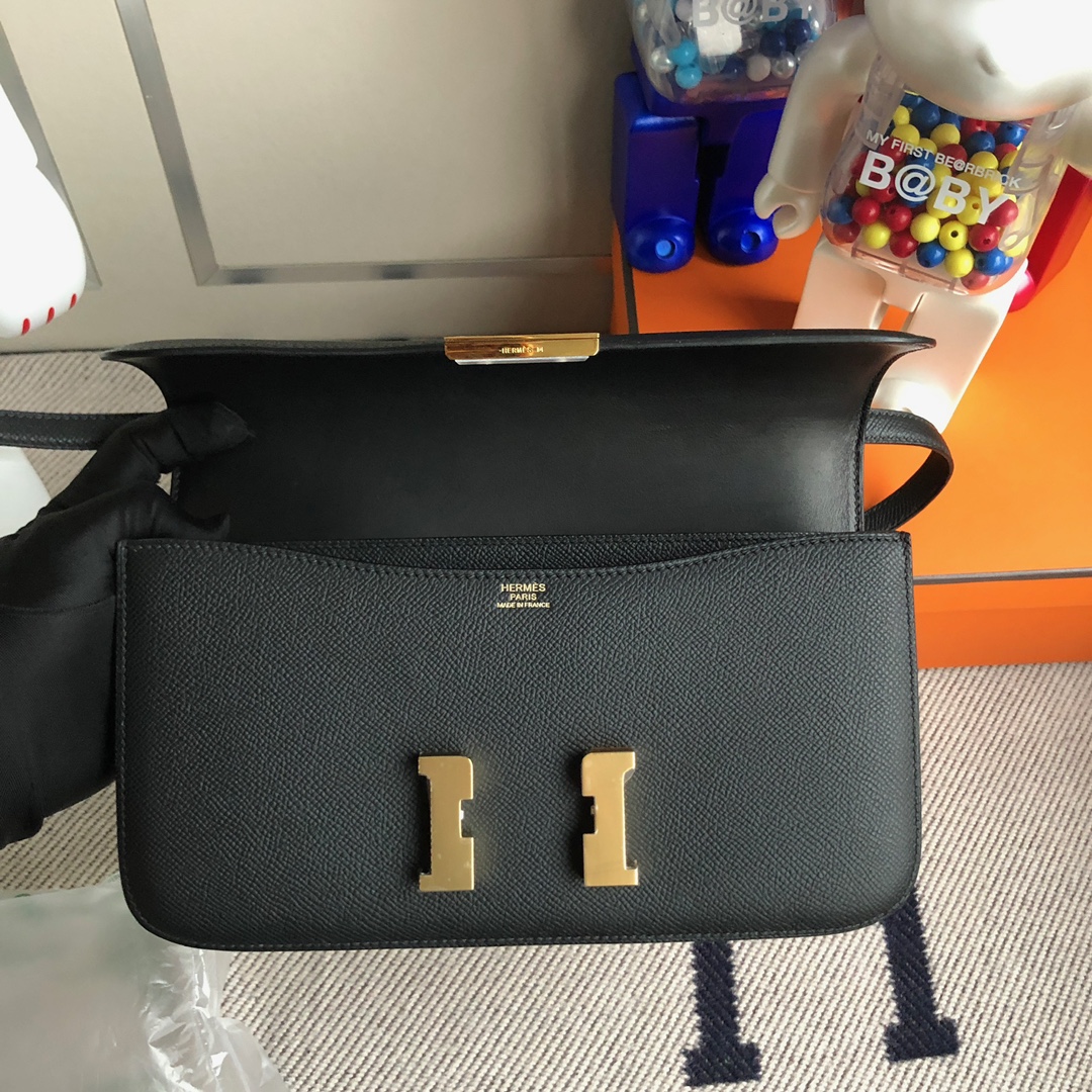 에르메스 콘스탄스26 블랙 금장 앱송